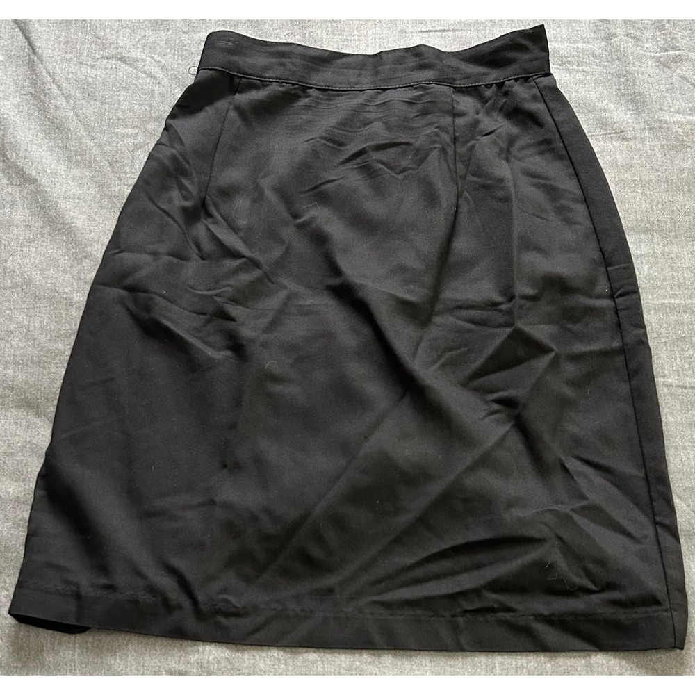David Benjamin Collection Black Pencil Skirt Size 8 Professional Work Skirt